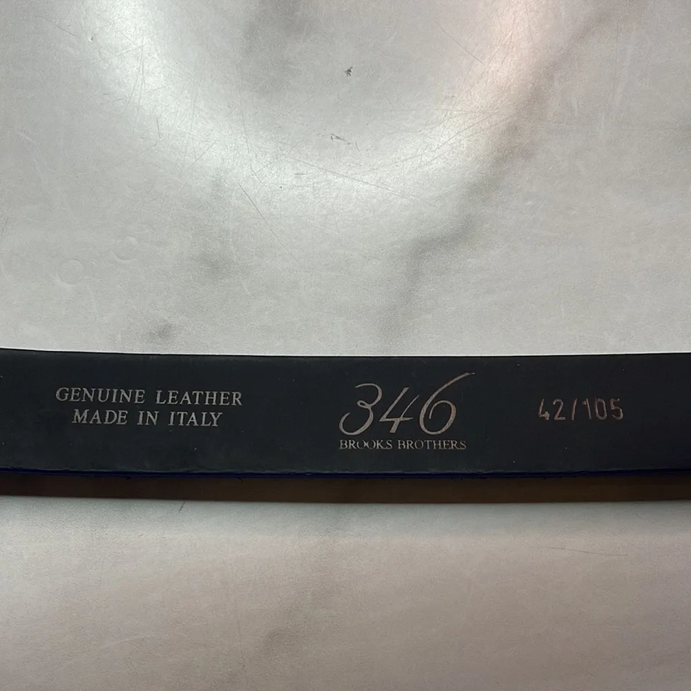 Brooks Brothers Leather Belt Soft Touch